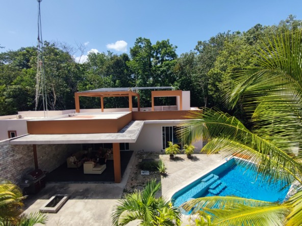 Villa for Sale in Tulum 100% Self-Sustaining with Guest-House