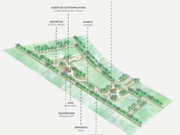 Casa club de Ramia Tulum con alberca y áreas sociales, inversión inmobiliaria con Play Investments
