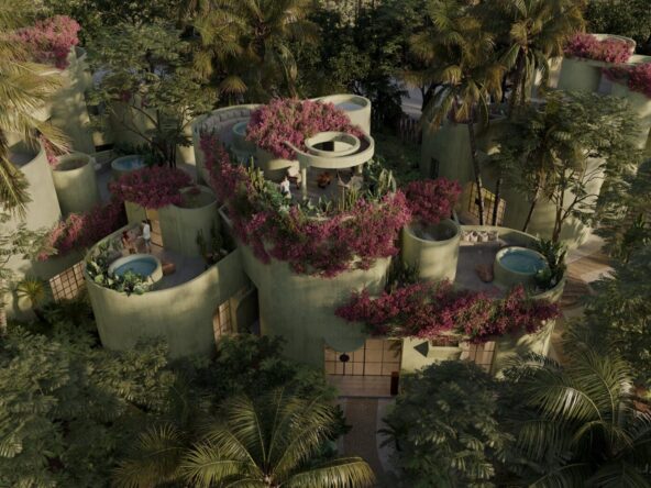 Fábrica Tulum Departamentos con Alberca en Venta en la selva maya.