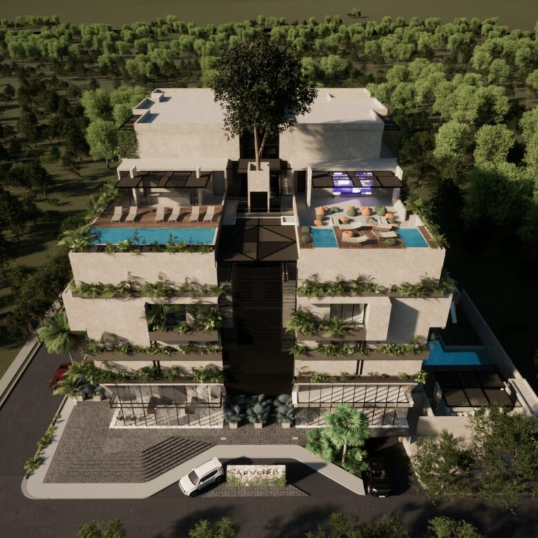 Árvore Cancun: 1, 2 and 3 BDRs Apartments for Presale in Cancun