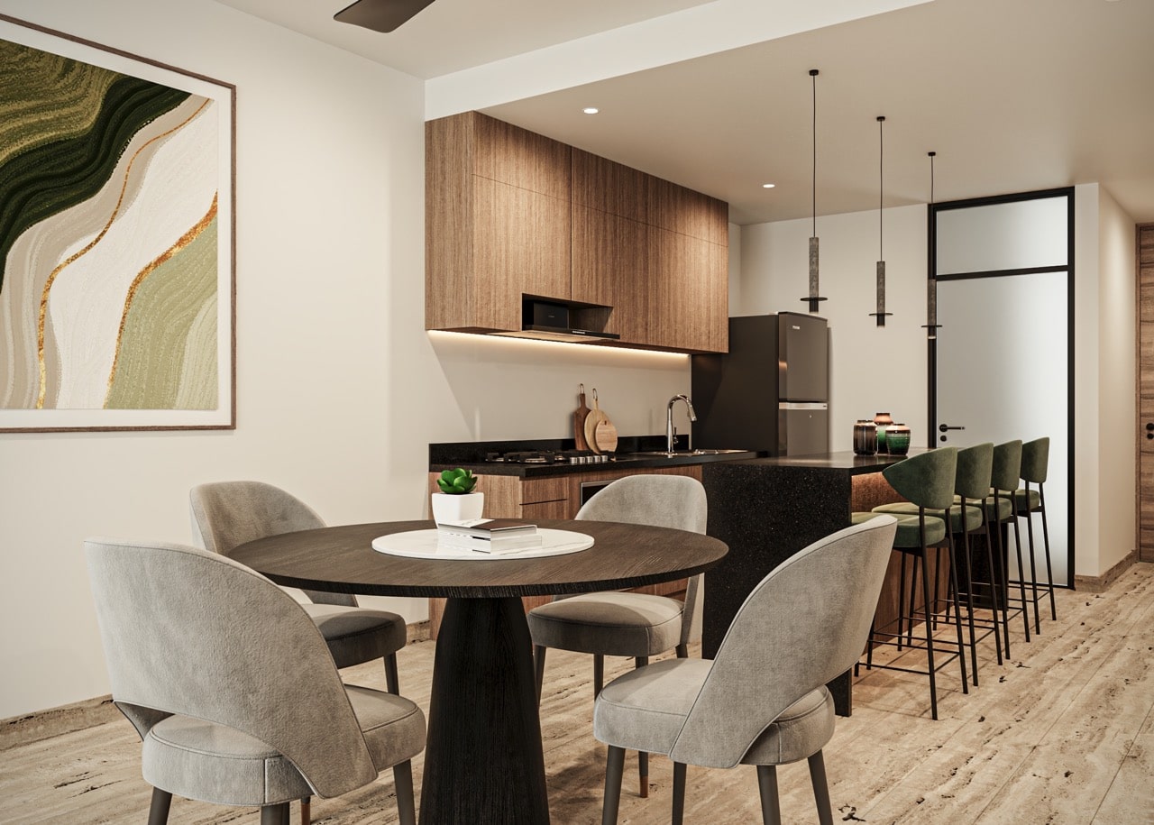 Árvore Cancun: 1, 2 and 3 BDRs Apartments for Presale in Cancun