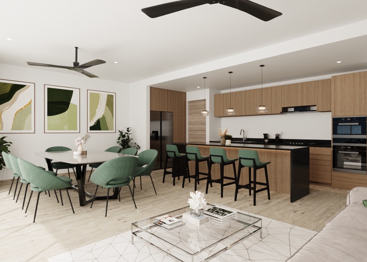 Árvore Cancun: 1, 2 and 3 BDRs Apartments for Presale in Cancun