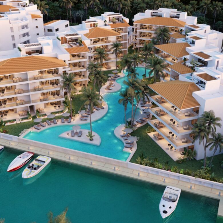 Aqua Marina Puerto Aventuras departamentos en venta de 2 recámaras play investments