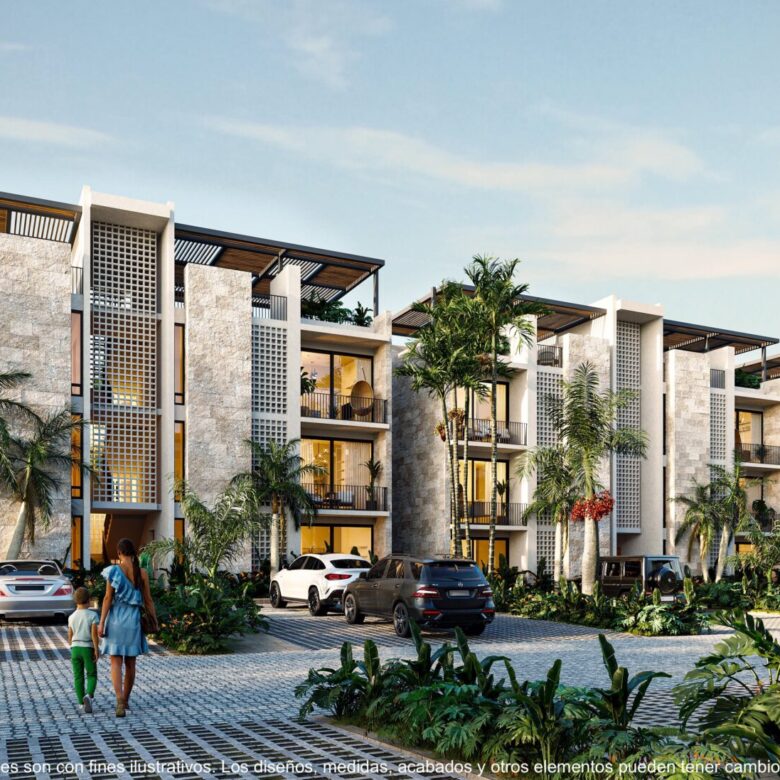 Tres Patios | Condos for Sale in Playa del Carmen Modern condos in pre-sale Playa del Carmen – Play Investments Real Estate Mexico