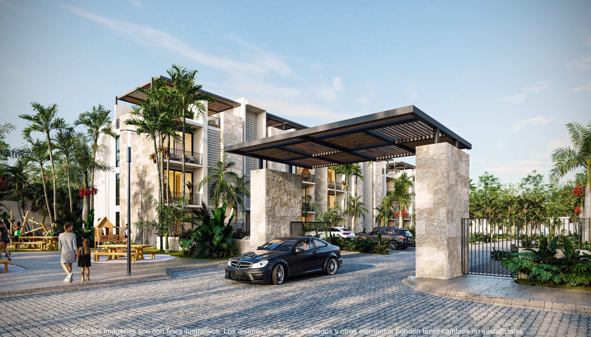 Tres Patios | Condos for Sale in Playa del Carmen Modern condos in pre-sale Playa del Carmen – Play Investments Real Estate Mexico