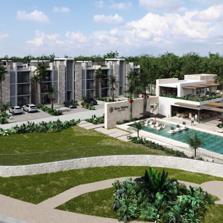 Tres Patios | Condos for Sale in Playa del Carmen Propiedades económicas en venta en Playa del Carmen – Play Investments Real Estate México