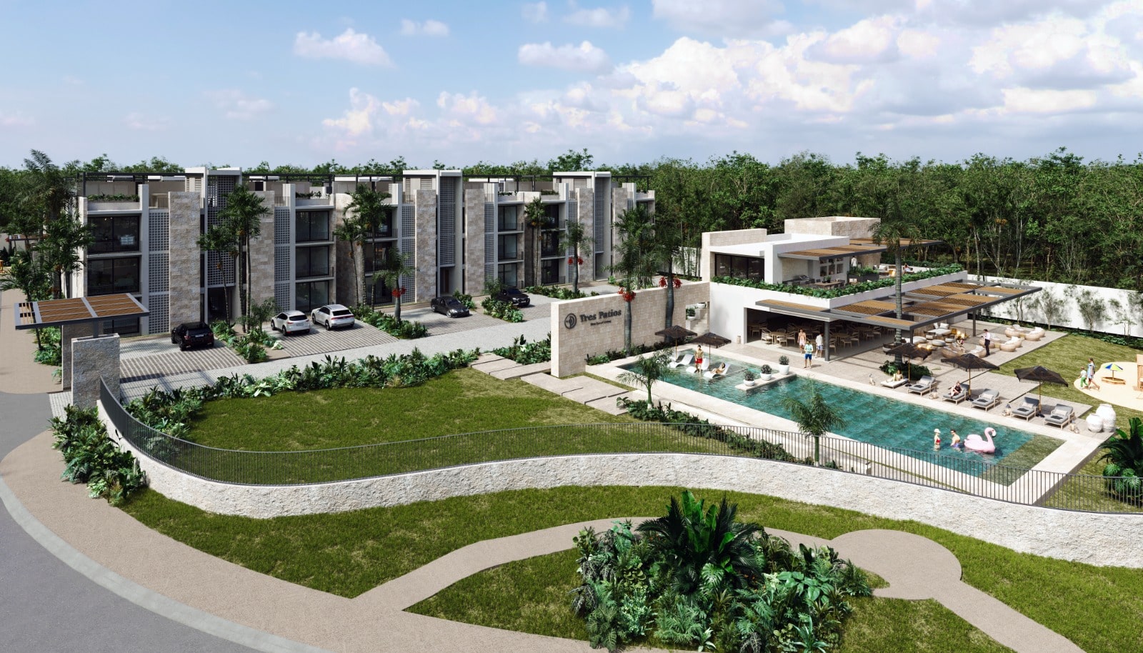 Tres Patios | Condos for Sale in Playa del Carmen Propiedades económicas en venta en Playa del Carmen – Play Investments Real Estate México