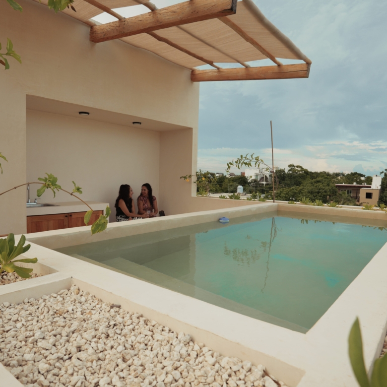 Casa Emilia | Departamentos en preventa en Tulum roof Pre-sale condos in Cancun with prime location – Play Investments Real Estate Mexico