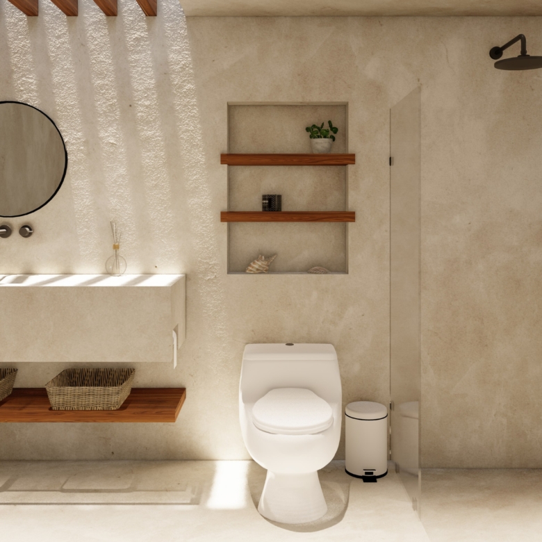 Villa Colmena modelo 4 recámaras con alberca privada dentro de Beecheii Tulum | Preventa exclusiva Play Investments propiedades en Tulum