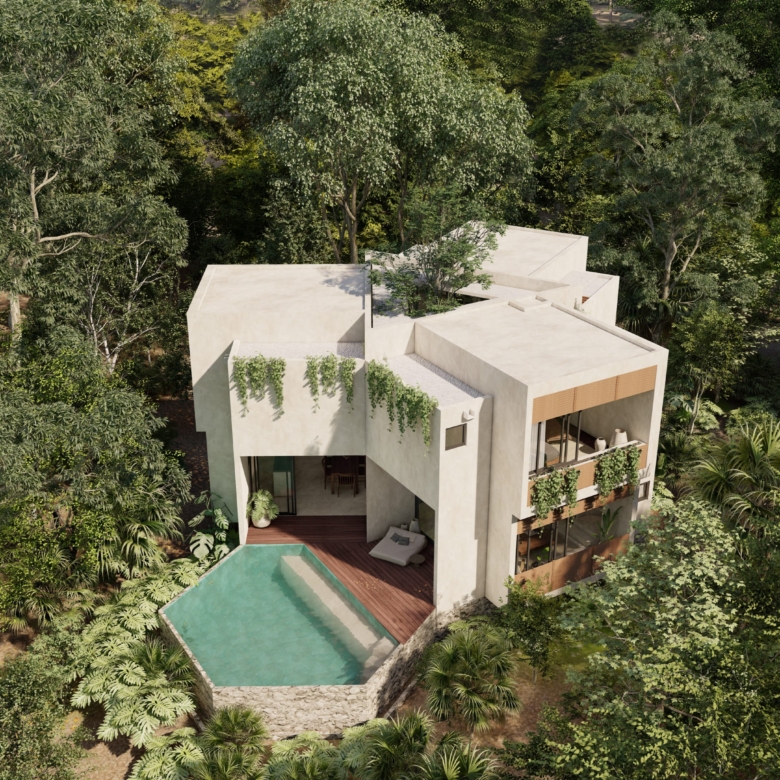 Casa Colmena en preventa dentro de Beecheii Tulum con acceso a amenidades premium | Play Investments Real Estate venta de propiedades en Tulum