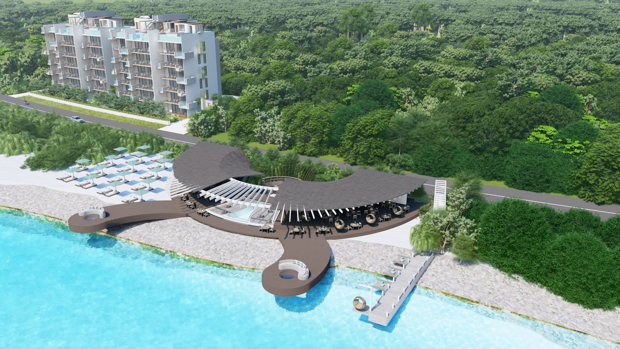 Existence Residence | Condos de lujo en preventa en Cozumel Beachfront Con acceso privado al beach club, ubicado a solo unos pasos, Existence combina lujo, comodidad y la belleza natural del Caribe. Precios desde $388,000 USD.Play Investments Real estate mexico