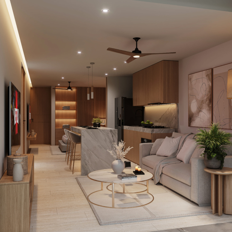 IDILIK Residences | Condos en Preventa en Playa del Carmen Ubicado sobre Calle 26 Norte, a solo pasos de la Quinta Avenida y de la playa desde USD194,000