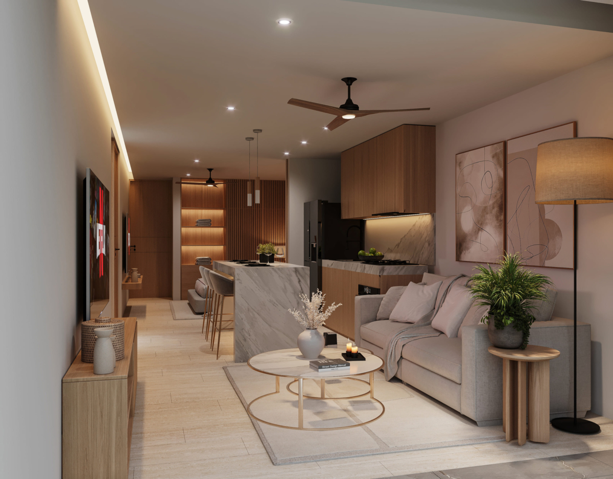 IDILIK Residences | Condos en Preventa en Playa del Carmen Ubicado sobre Calle 26 Norte, a solo pasos de la Quinta Avenida y de la playa desde USD194,000