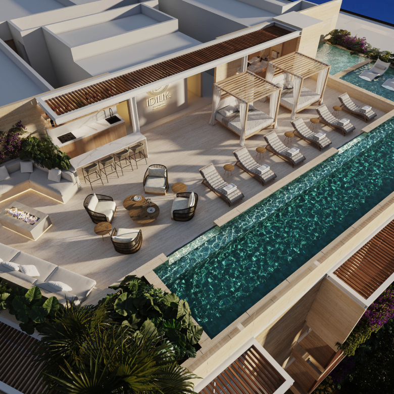 IDILIK Residences | Condos en Preventa en Playa del Carmen Ubicado sobre Calle 26 Norte, a solo pasos de la Quinta Avenida y de la playa desde USD194,000