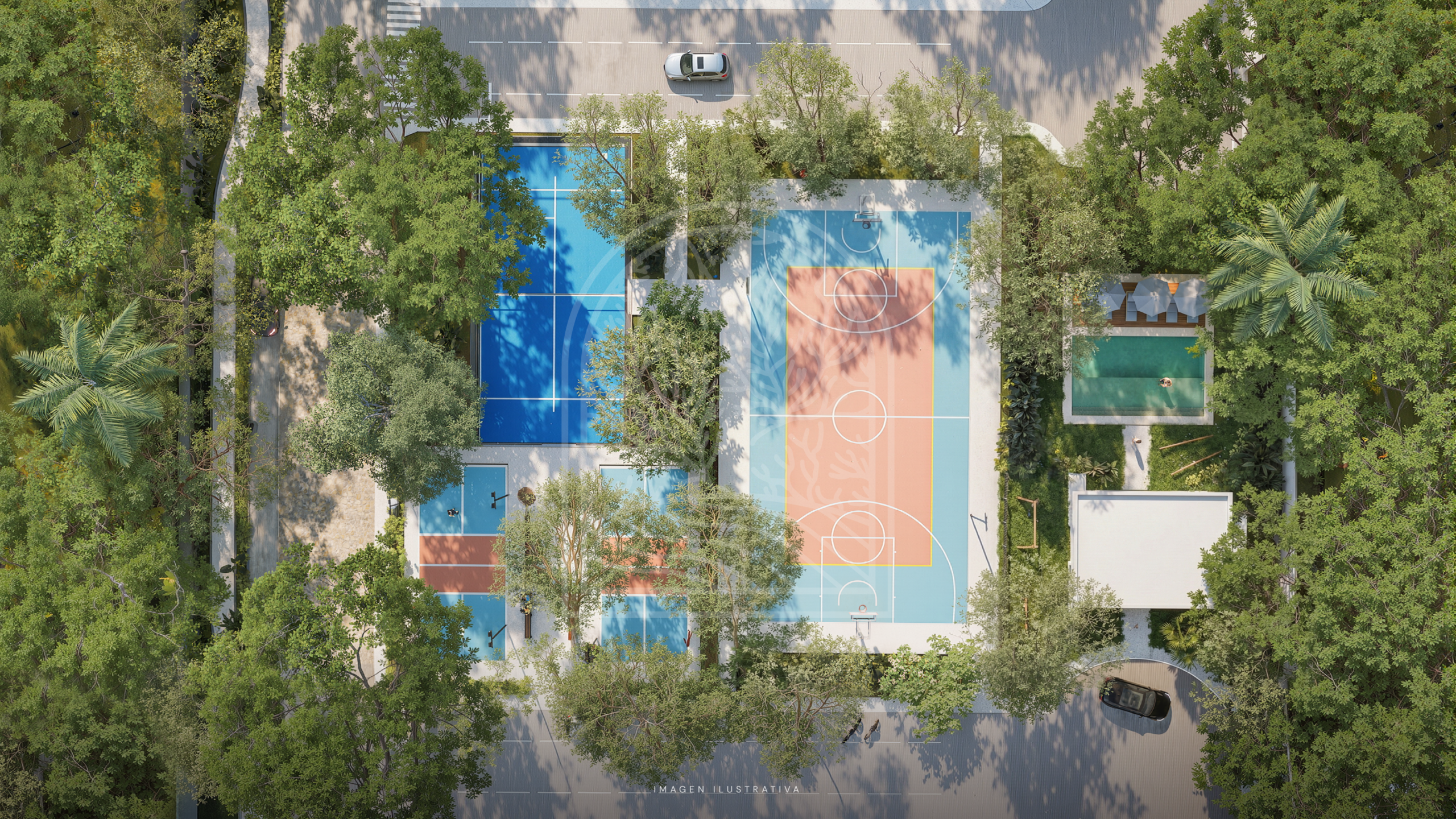 Gran Coralia Playa del Carmen lotes en venta dentro de residencial privado comercializado por Play Investments inmobiliaria en Playa del Carmen