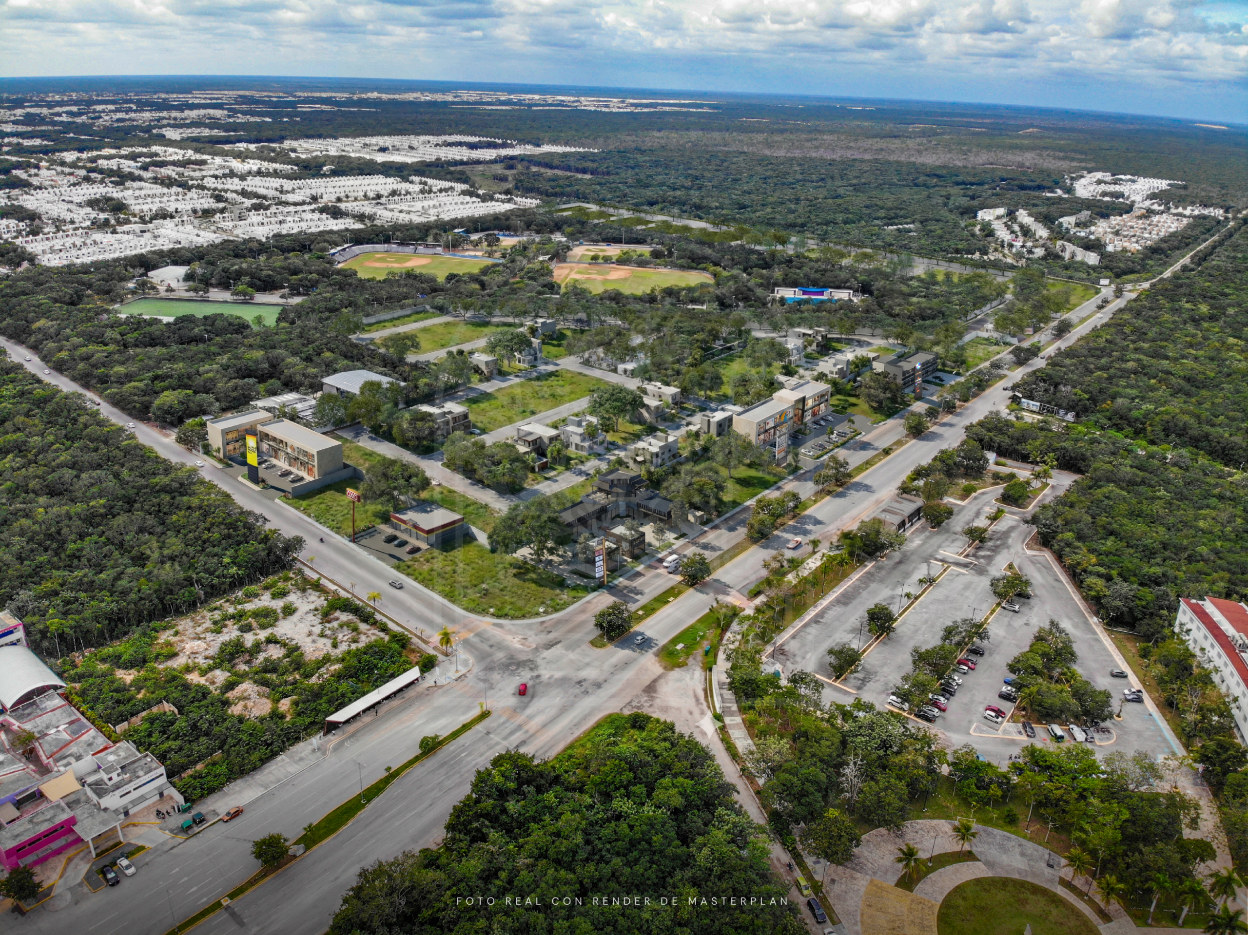 Gran Coralia Playa del Carmen lotes en venta dentro de residencial privado comercializado por Play Investments inmobiliaria en Playa del Carmen