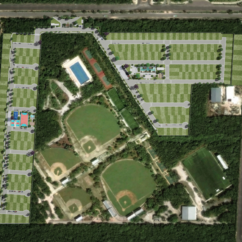 Gran Coralia Playa del Carmen lotes en venta dentro de residencial privado comercializado por Play Investments inmobiliaria en Playa del Carmen