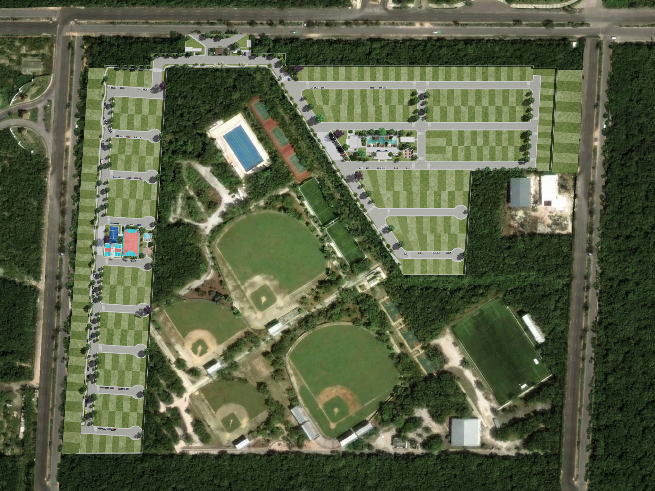 Gran Coralia Playa del Carmen lotes en venta dentro de residencial privado comercializado por Play Investments inmobiliaria en Playa del Carmen