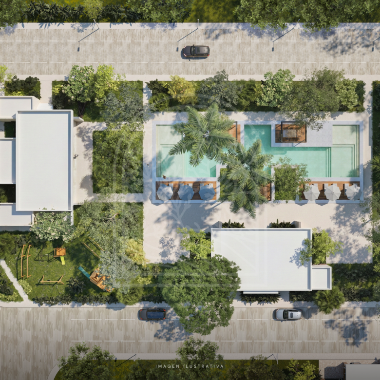 Gran Coralia Playa del Carmen lotes en venta dentro de residencial privado comercializado por Play Investments inmobiliaria en Playa del Carmen