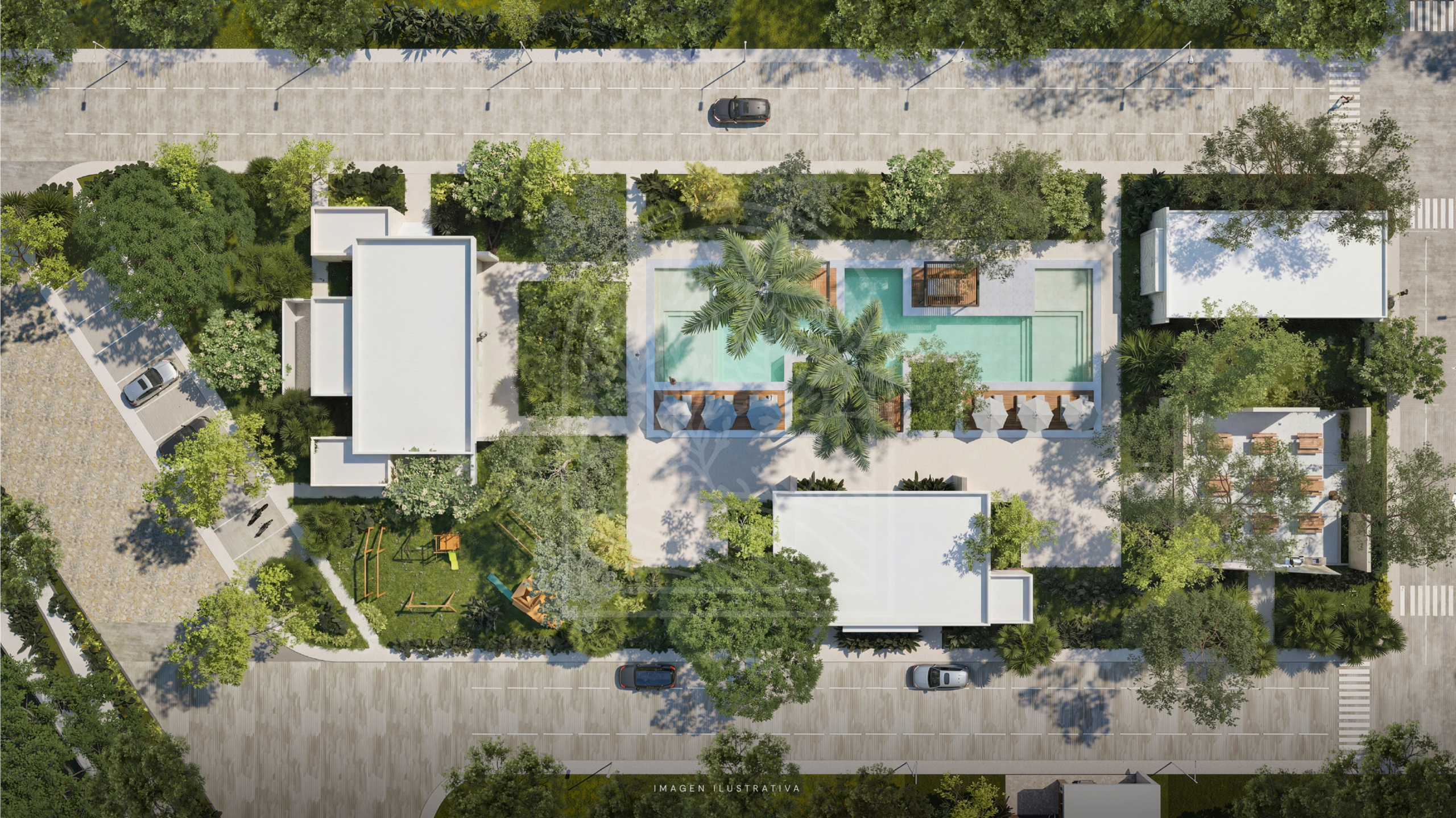 Gran Coralia Playa del Carmen lotes en venta dentro de residencial privado comercializado por Play Investments inmobiliaria en Playa del Carmen