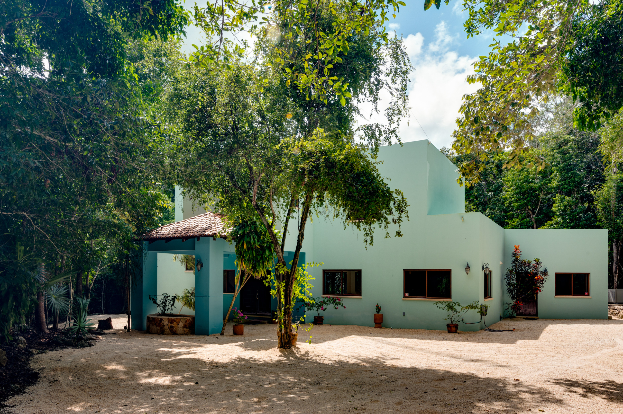 Villa en Venta en Residencial Los Árboles Tulum casa en la selva vista exterior