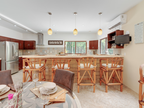 Villa en Venta en Residencial Los Árboles Tulum casa en la selva vista exterior