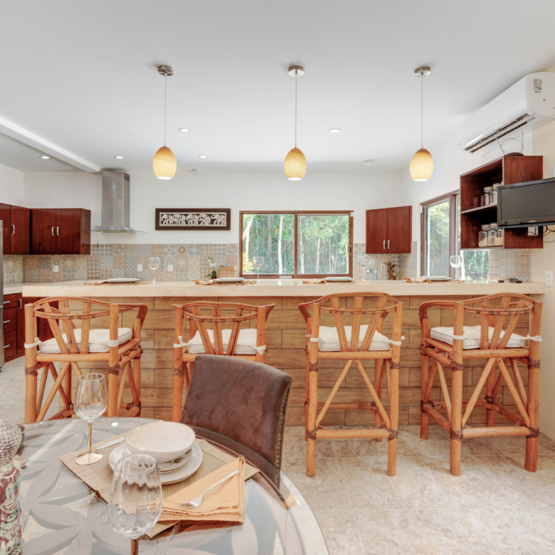 Villa en Venta en Residencial Los Árboles Tulum casa en la selva vista exterior