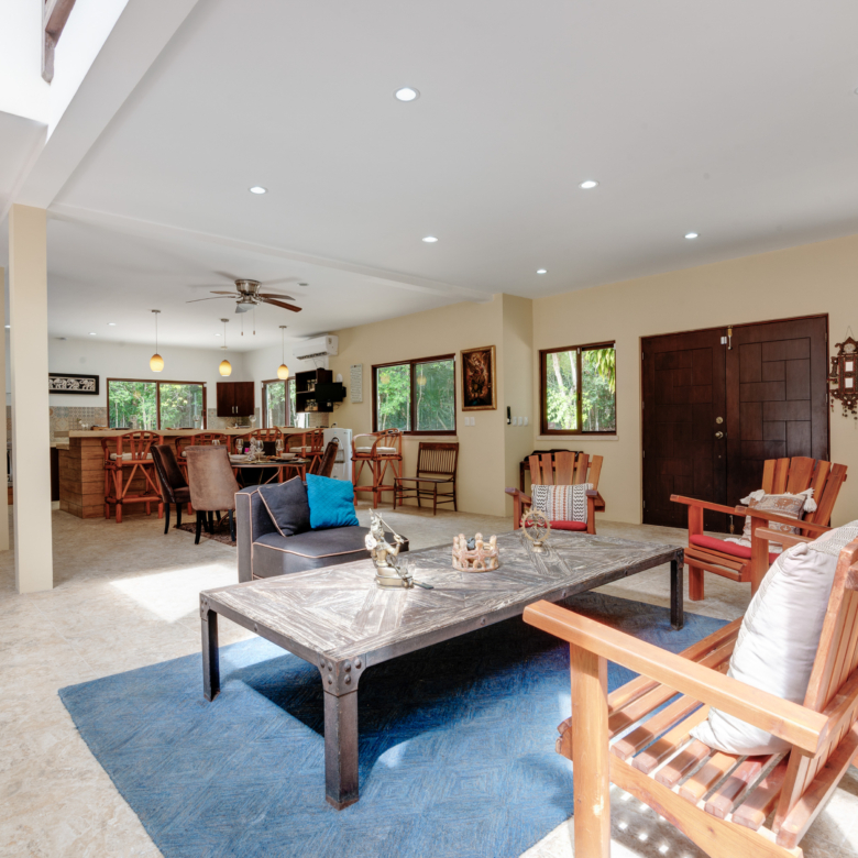 Villa en Venta en Residencial Los Árboles Tulum casa en la selva vista exterior