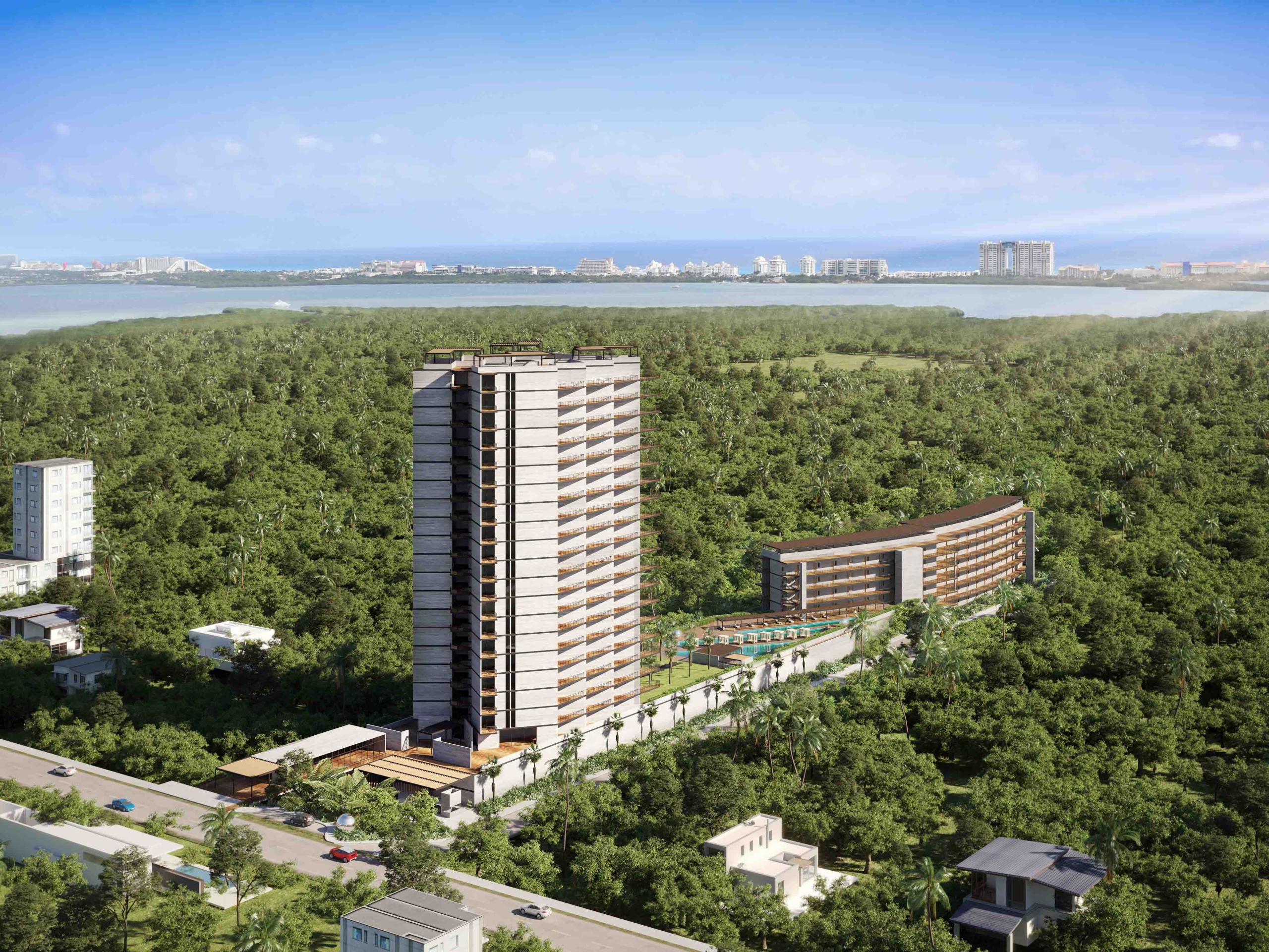 View Towers Cancún departamentos en venta Departamentos con vista a Laguna Nichupté Cancún